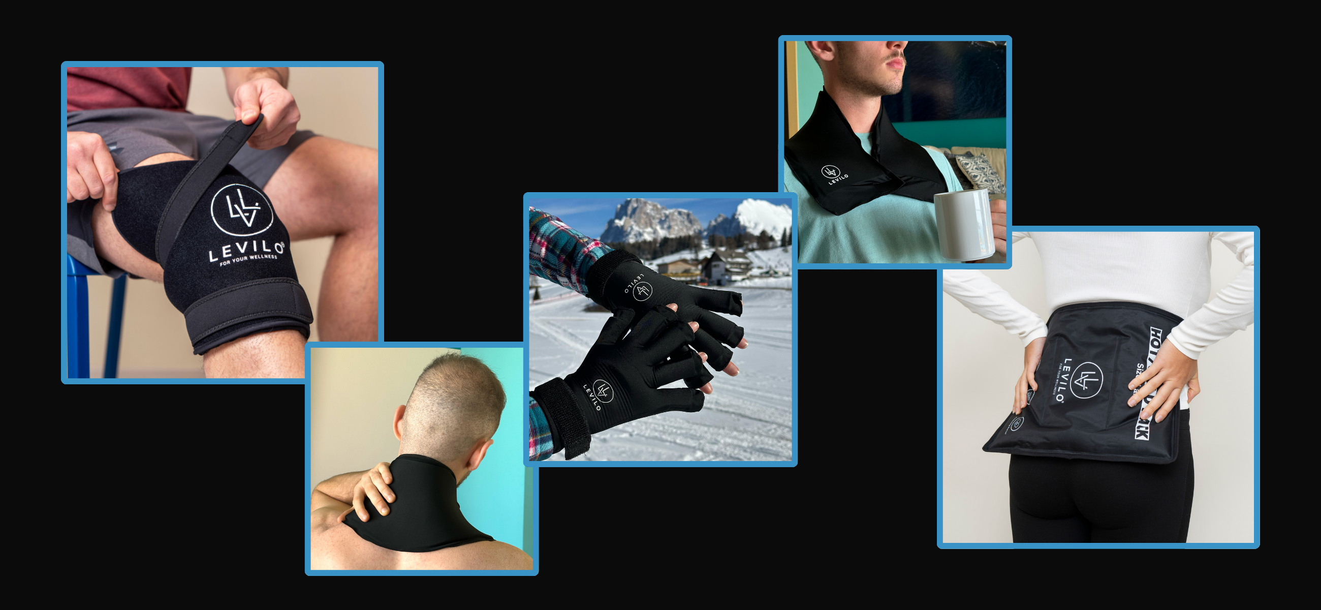 LEVILO Ice Pack products in use – real people, real relief